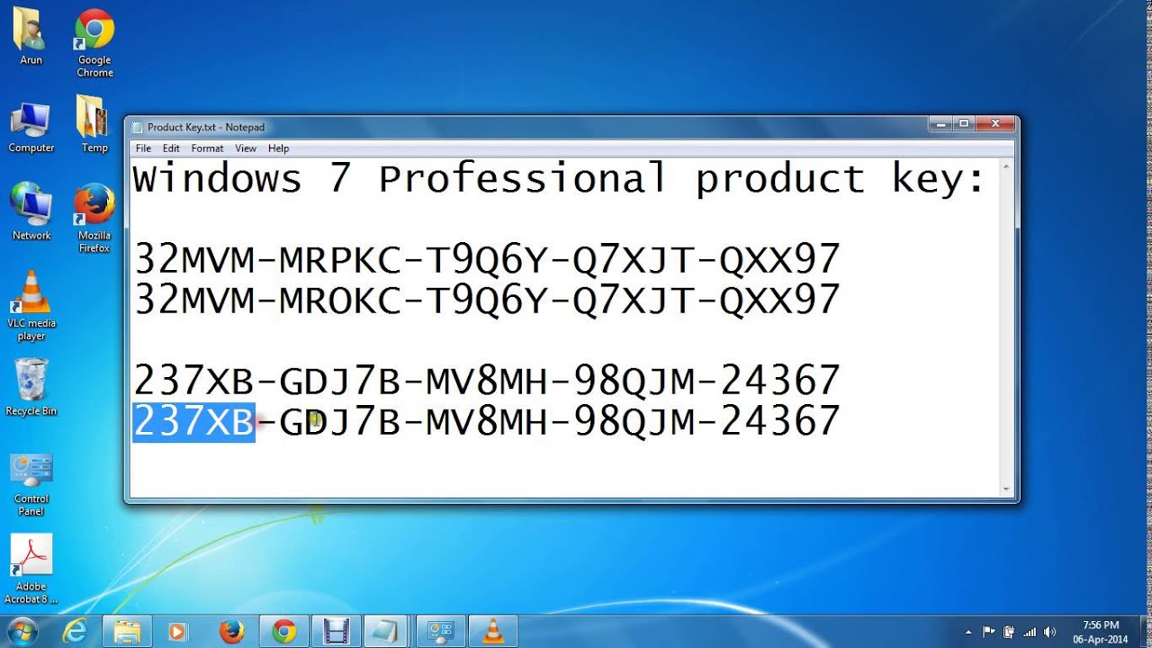 Windows vista product key free download